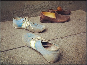 Photo of four shoes